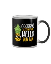 GOODBYE LESSON PLAN - HELLO SUN TAN Color Changing Mug tile