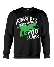 I Roared My Way Through 100 Days Crewneck Sweatshirt tile