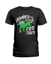I Roared My Way Through 100 Days Ladies T-Shirt tile