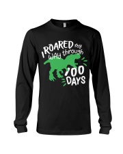 I Roared My Way Through 100 Days Long Sleeve Tee tile