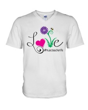 MUSIC TEACHER V-Neck T-Shirt thumbnail