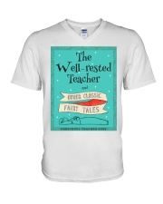 PRESCHOOL TEACHER 2022 V-Neck T-Shirt tile