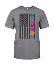AUTISM FLAG Classic T-Shirt front