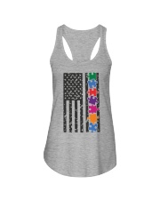 AUTISM FLAG Ladies Flowy Tank thumbnail