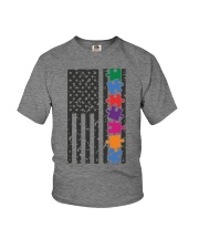 AUTISM FLAG Youth T-Shirt thumbnail