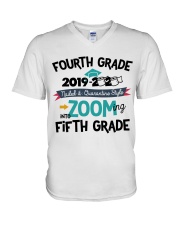 4TH GRADE ZOOMING INTO 5TH GRADE V-Neck T-Shirt tile