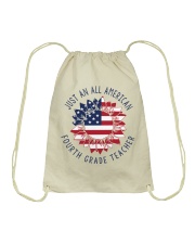 4TH GRADE TEACHER Drawstring Bag tile