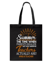 PRE-K TEACHER Tote Bag tile