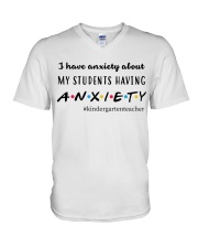 Kindergarten Teacher V-Neck T-Shirt tile