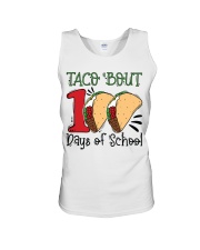 Taco About 100 Days Of School Unisex Tank tile