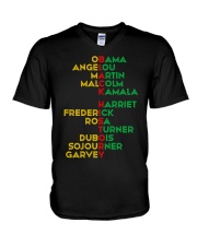 BLACK HISTORY V-Neck T-Shirt tile