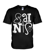 Saints V-Neck T-Shirt tile