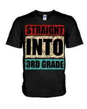 3RD GRADE V-Neck T-Shirt tile