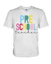 Preschool Teacher V-Neck T-Shirt tile