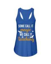 WE CALL IT TEACHING Ladies Flowy Tank tile