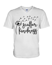 SCATTER KINDNESS V-Neck T-Shirt thumbnail