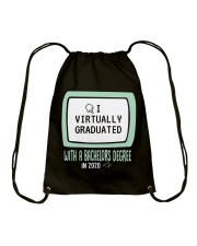 GRADUATED A DEGREE Drawstring Bag tile