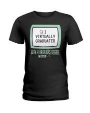 GRADUATED A DEGREE Ladies T-Shirt tile
