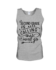 2ND GRADE IS CALLING Unisex Tank tile