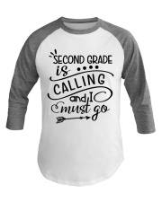 2ND GRADE IS CALLING Baseball Tee tile
