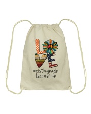6TH GRADE TEACHER Drawstring Bag tile