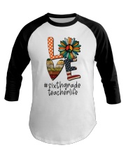 6TH GRADE TEACHER Baseball Tee tile
