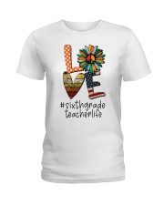 6TH GRADE TEACHER Ladies T-Shirt tile