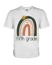 5TH GRADE V-Neck T-Shirt tile