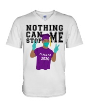 PURPLE - NOTHING CAN STOP ME V-Neck T-Shirt thumbnail