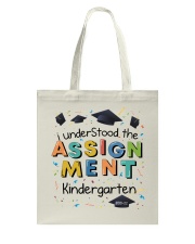 KINDERGARTEN Tote Bag tile