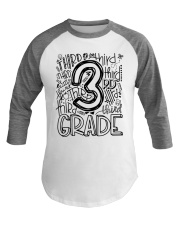 THIRD GRADE TYPO Baseball Tee thumbnail