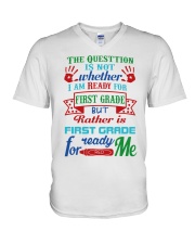 1ST GRADE V-Neck T-Shirt tile