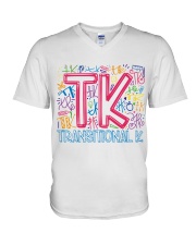 TRANSITIONAL KINDERGARTEN TYPOGRAPHIC V-Neck T-Shirt thumbnail