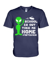 1ST GRADE V-Neck T-Shirt tile