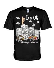Kindergarten V-Neck T-Shirt tile