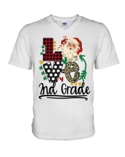 2nd Grade V-Neck T-Shirt tile