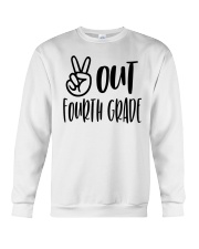 PEACE OUT 4TH GRADE Crewneck Sweatshirt tile
