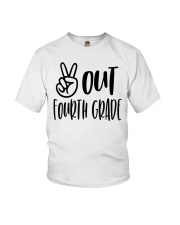 PEACE OUT 4TH GRADE Youth T-Shirt tile