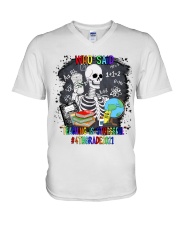 4th Grade V-Neck T-Shirt tile