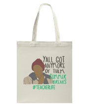 TEACHER LIFE Tote Bag tile