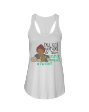 TEACHER LIFE Ladies Flowy Tank tile