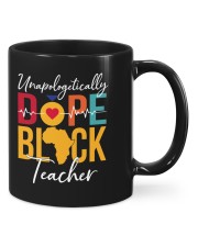 Unapologically Dope Black Teacher Mugs tile