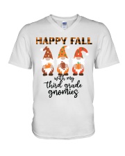 3rd Grade V-Neck T-Shirt tile