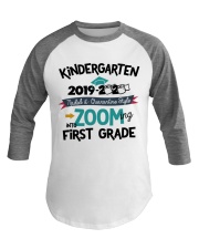 KINDERGARTEN ZOOMING INTO FIRST GRADE Baseball Tee tile