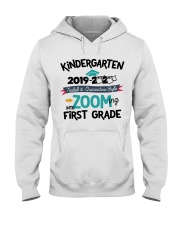 KINDERGARTEN ZOOMING INTO FIRST GRADE Hooded Sweatshirt tile