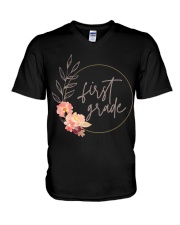 1st Grade V-Neck T-Shirt tile