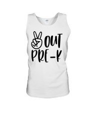PEACE OUT PRE-K Unisex Tank tile