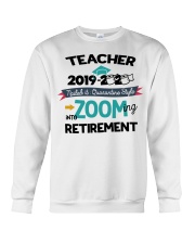TEACHER ZOOMING INTO RETIREMENT Crewneck Sweatshirt tile