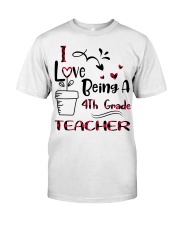 4TH GRADE TEACHER Classic T-Shirt front