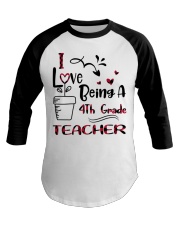 4TH GRADE TEACHER Baseball Tee thumbnail